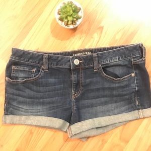 Express Denim Shorts